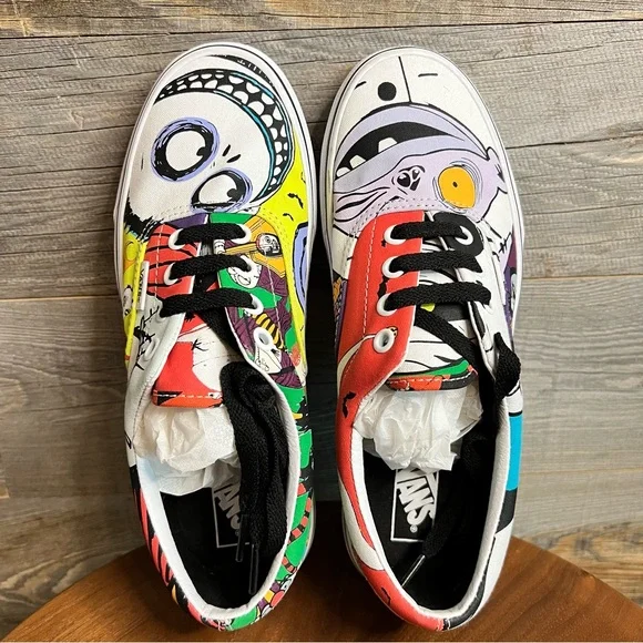 Vans Era x🎄🎃 Nightmare Before Christmas Halloween Town Sneakers, W7|M5.5 - Picture 2 of 16